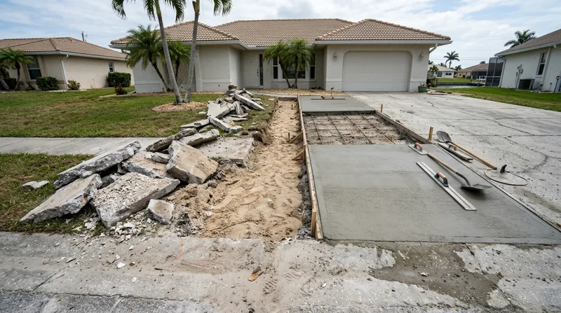 Concrete Removal & Replacement Cape Coral