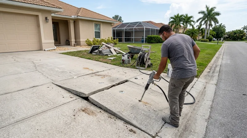 Concrete Leveling & Slab Lifting Cape Coral