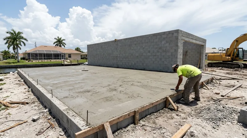Concrete Slabs & Foundations Cape Coral